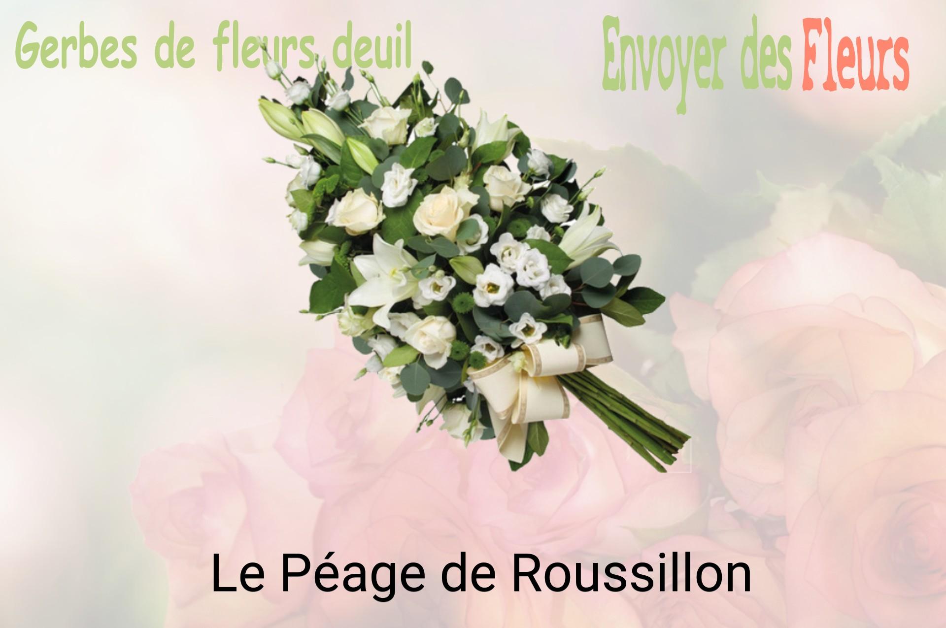 Gerbe de fleurs de deuil livrée à Le Péage-de-Roussillon